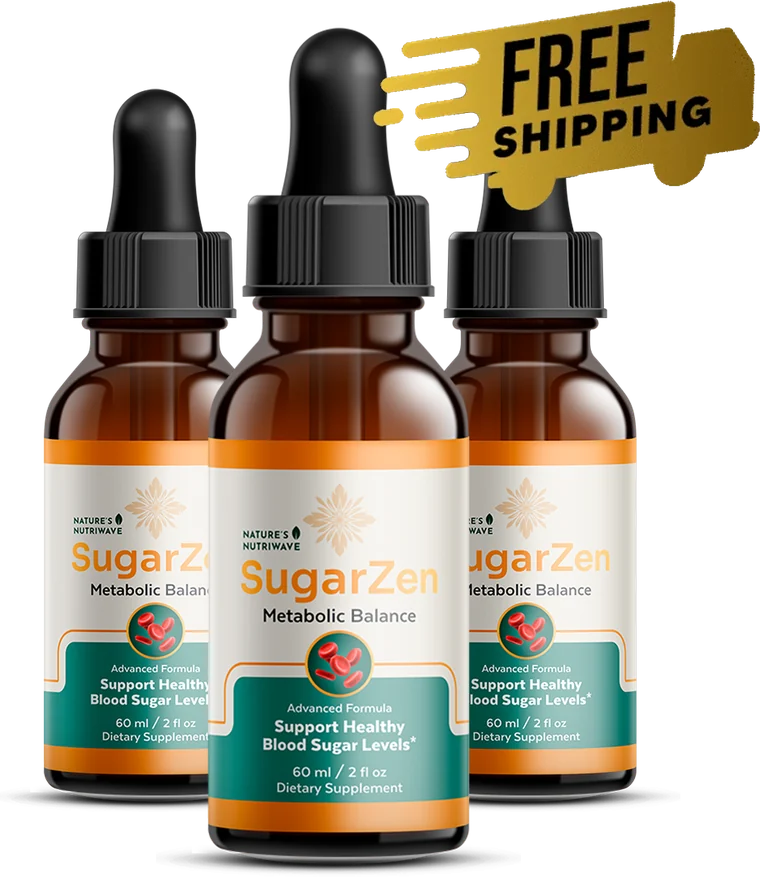 SugarZen metabolic balance drops three-bottle package